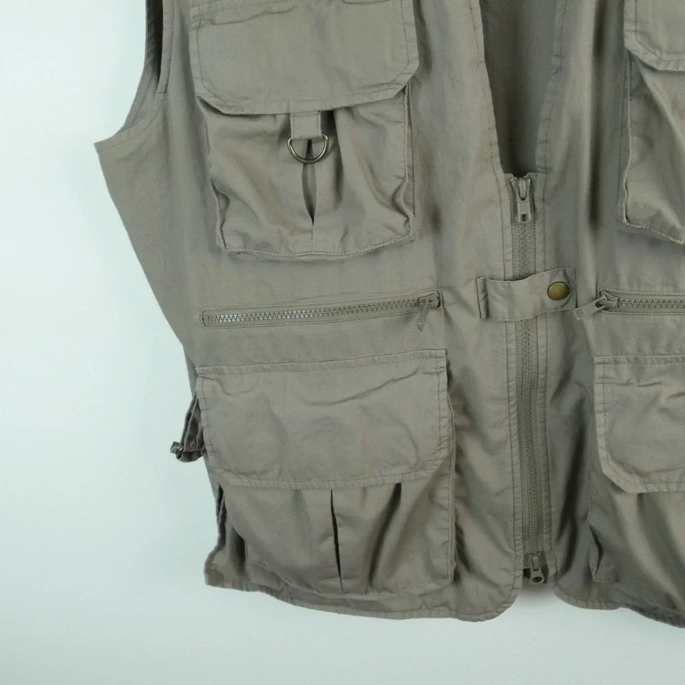Tamrac Photographer Vest XL Safari Gorpcore Cotton Multi Pocket Fishing Utility